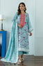 Unstitched 3 Piece Embroidered Lawn Shirt , Cambric Pant and Lawn Dupatta